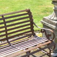 Robust "Chatham" One & Two Seater Park Bench Combo - Rustic Wrought Iron Digital illustration Foot close upd Robust "Chatham" One & Two Seater Park Bench Combo - Rustic Wrought Iron Digital illustration Foot close upd