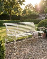 Robust "Chatham" Three Seater Park Bench - Cream ai illustration