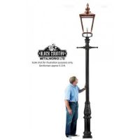 Rochester High Mast Column And Lantern to Scale