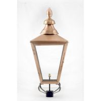 Close-up of the Copper Rochester Lantern