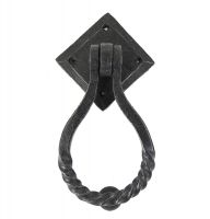 Rope Twist Iron Door Knocker