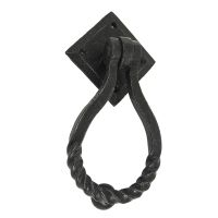 Rope Twist Iron Door Knocker
