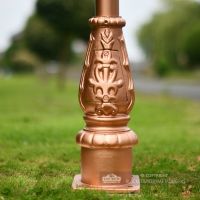 Rose Gold Cast Iron Lamp Post Base
