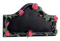 Hand Painted Red Rose House Name Sign Hand Painted Red Rose House Name Sign