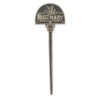 Rosemary solid brass herb label