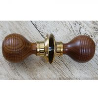 Beehive Door Knobs in Rosewood 