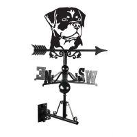 Close-up of the Rottweiler Weathervane Topper
