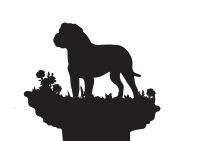 Rottweiler Weathervane Motif