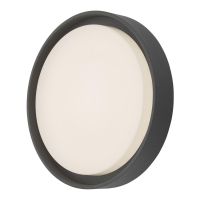 Round Wall Light in a Anthracite Finish Round Wall Light in a Anthracite Finish