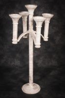 "Royal Ettingham" Gothic Style Candelabra Antique Cream "Royal Ettingham" Gothic Style Candelabra Antique Cream