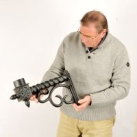 Ornate Royale Bracket Finished in Black Ornate Royale Bracket Finished in Black