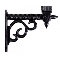 Royale Wall Bracket Finished In Black Royale Wall Bracket Finished In Black
