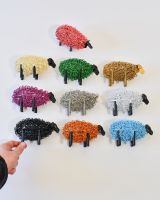 Recycled metal art sculptures all colours