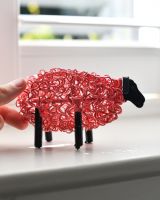 Scale image of scrap metal art sculpture