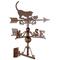 Standard Rustic Cat & Mouse Weathervane 