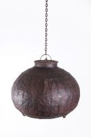 "Nepalese Bell Lantern" Suspended iron down lighter "Nepalese Bell Lantern" Suspended iron down lighter