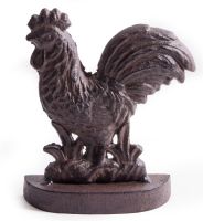 “Sussex Cockerel” Rustic Iron door stop/bookend