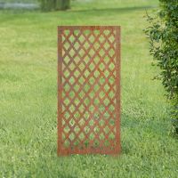 Rustic Argyle Pattern Garden Screen Rustic Argyle Pattern Garden Screen