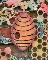 Rustic Bee Hive Wall art Hive