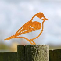 Rustic Steel Fence Topper with Blackcap Design Rustic Steel Fence Topper with Blackcap Design