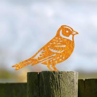 Rustic Steel Fence Topper with Brambling Design