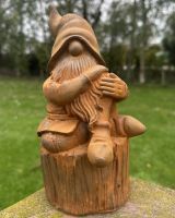 Rustic Cast Iron "Arthur" the Gnome Sculpture Rustic Cast Iron "Arthur" the Gnome Sculpture