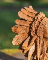 Close-Up of War Bonnet Headdress Close-Up of War Bonnet Headdress
