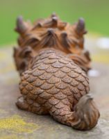 Rustic Cast Iron "Chinese Pixiu" Garden Sculpture 