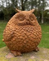 Rustic Cast Iron "Mortimer" the Owl Sculpture