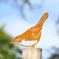 Rustic Cetti"s Warbler Steel Fence Topper