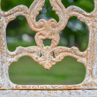 Close-up of the Rustic Cream Finish Close-up of the Rustic Cream Finish