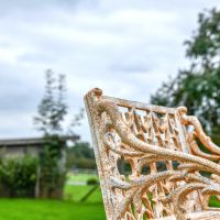 View of the side of the Bench