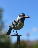 Steel "Coal Tit" Bird Feeder Garden Spike Steel "Coal Tit" Bird Feeder Garden Spike