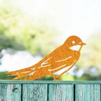 Rustic House Martin Steel Fence Topper in Situ