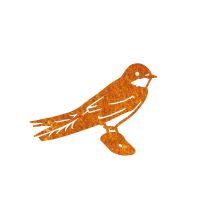 Close-Up of Rustic House Martin Steel Fence Topper