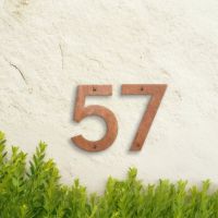 Rustic Individual House Numbers - Thumbnail Rustic Individual House Numbers - Thumbnail