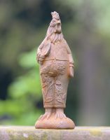 Cast Iron Gardening Rooster Sculpture Cast Iron Gardening Rooster Sculpture