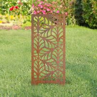 Rustic Leaf Pattern Decorative Garden Screen Rustic Leaf Pattern Decorative Garden Screen