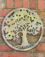 Rustic Oak Tree Wall Art