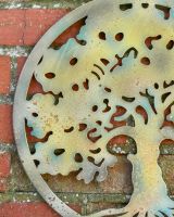 Close up of Rustic Oak Tree Wall Art Branches