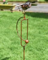 Metal "Rocking Owl" Balancing Garden Lawn Spike Metal "Rocking Owl" Balancing Garden Lawn Spike