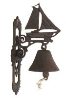 Rustic Garden Bell - Sailboat Rustic Garden Bell - Sailboat