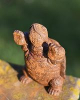 Cast Iron Rustic Tortoise Sculpture  Cast Iron Rustic Tortoise Sculpture