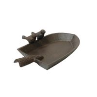 Rustic Trowel Bird Feeder angled view