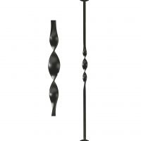 "Acadia" Single Bold Twist Stair Spindle 