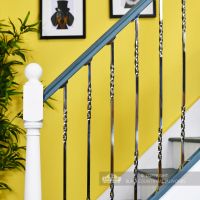 Stainless Steel Double Twist Stair Spindles Stainless Steel Double Twist Stair Spindles