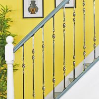 Alessi Double Bold Twist Stainless Steel Stair Spindle Alessi Double Bold Twist Stainless Steel Stair Spindle