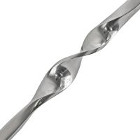 Alessi Double Bold Twist Stainless Steel Stair Spindle Alessi Double Bold Twist Stainless Steel Stair Spindle