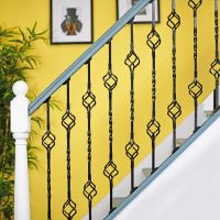 "Cavendish" Double Basket Single Fine Twist Stair Spindle