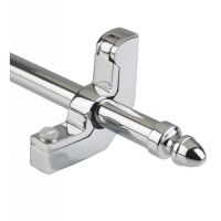 Stair Rods with Acorn Finials in Bright Chrome  Stair Rods with Acorn Finials in Bright Chrome